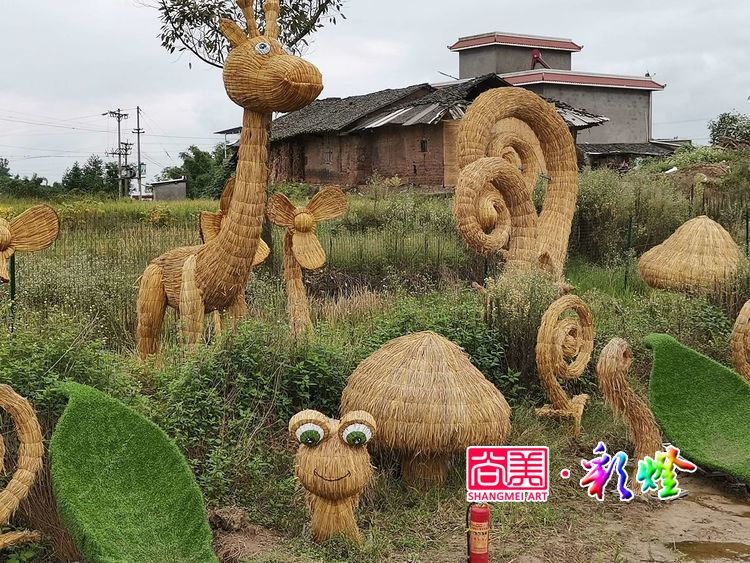 稻草草雕藝術的特點、工藝和適用場景